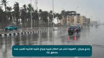 رعدي ورياح.. الهيئة تحذر من أمطار غزيرة ورياح مثيرة للأتربة تضرب عدة مناطق غدًا